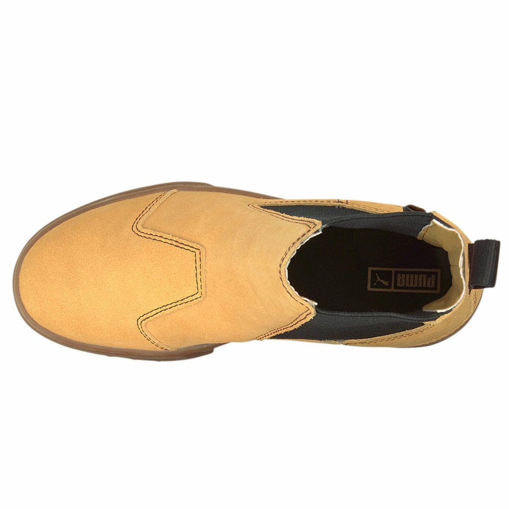 mom style Mayze Suede Round Toe Platform Chelsea Boots