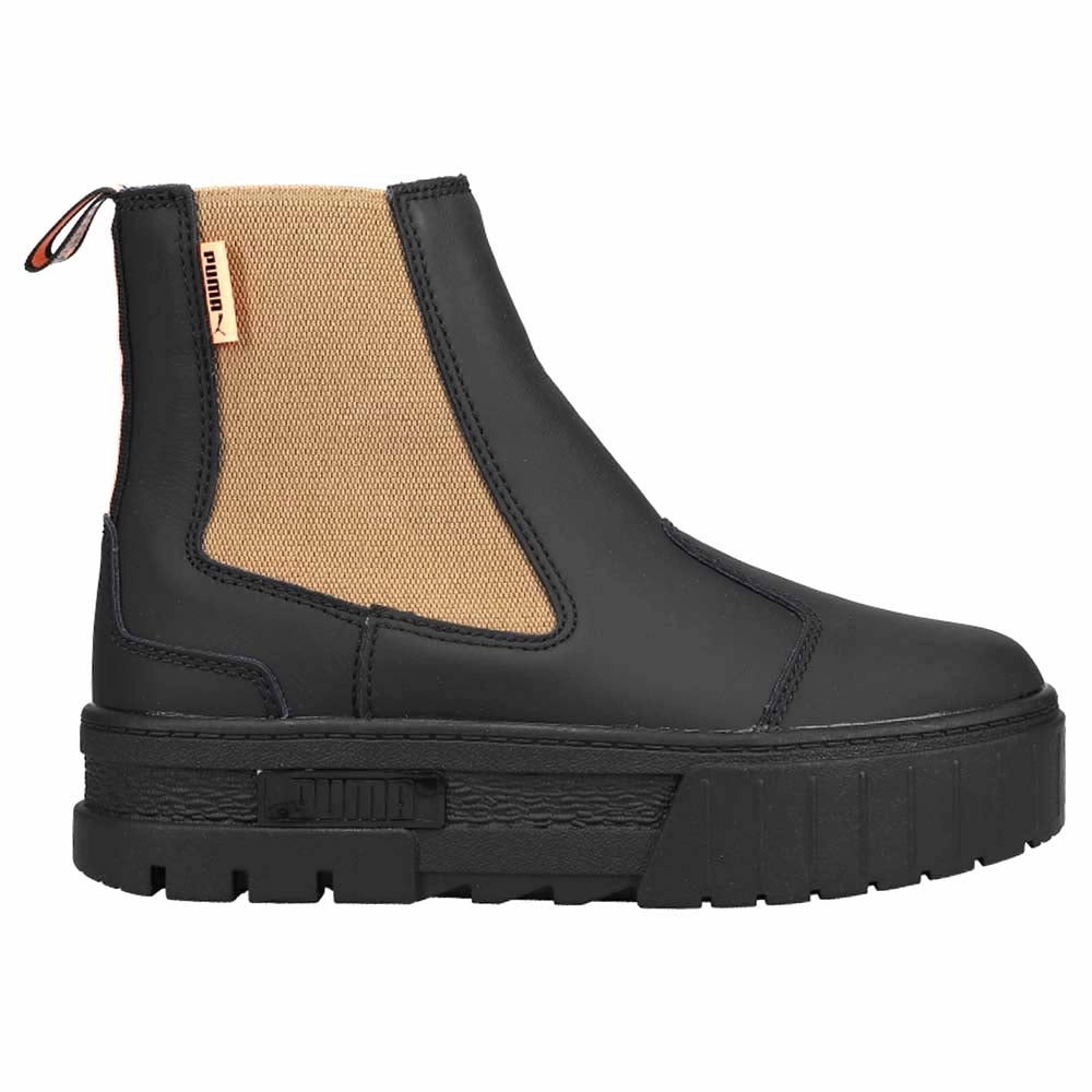 Mayze Suede Round Toe Platform Chelsea Boots Comfort Lining Active Nomad Sporty Vibe