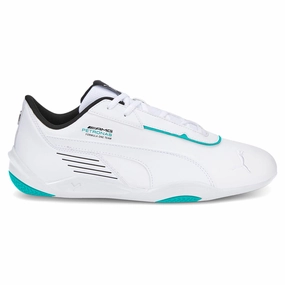 Minimalist Design Aesthetic Mercedes AMG Petronas F1 x PUMA R Cat Machina Lace Up Sneakers