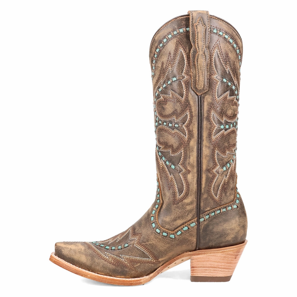 Mesa Embroidered Snip Toe Pull On Cowboy Boots Extreme Cold