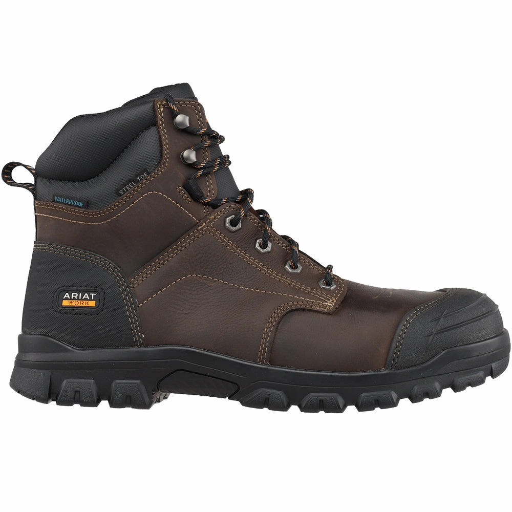 Treadfast 6 Inch Electrical Steel Toe Work Boots suitable for professionals Slim breathability