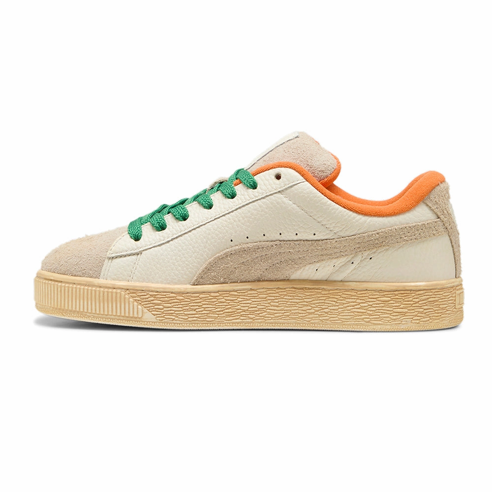 Reinforced Stitching Suede Xl 2 Carrots Lace Up Sneakers