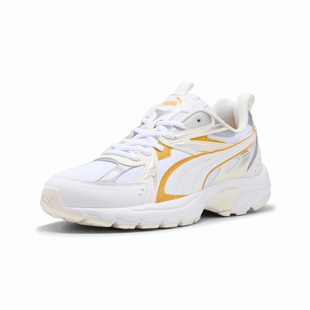 Milenio Tech Lace Up Sneakers Secure Grip Reinforced Stitching