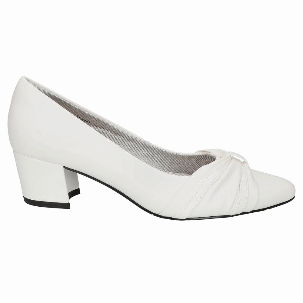 Millie Pointed Toe Block Heel Pumps Style Basic Blake Stitch Construction