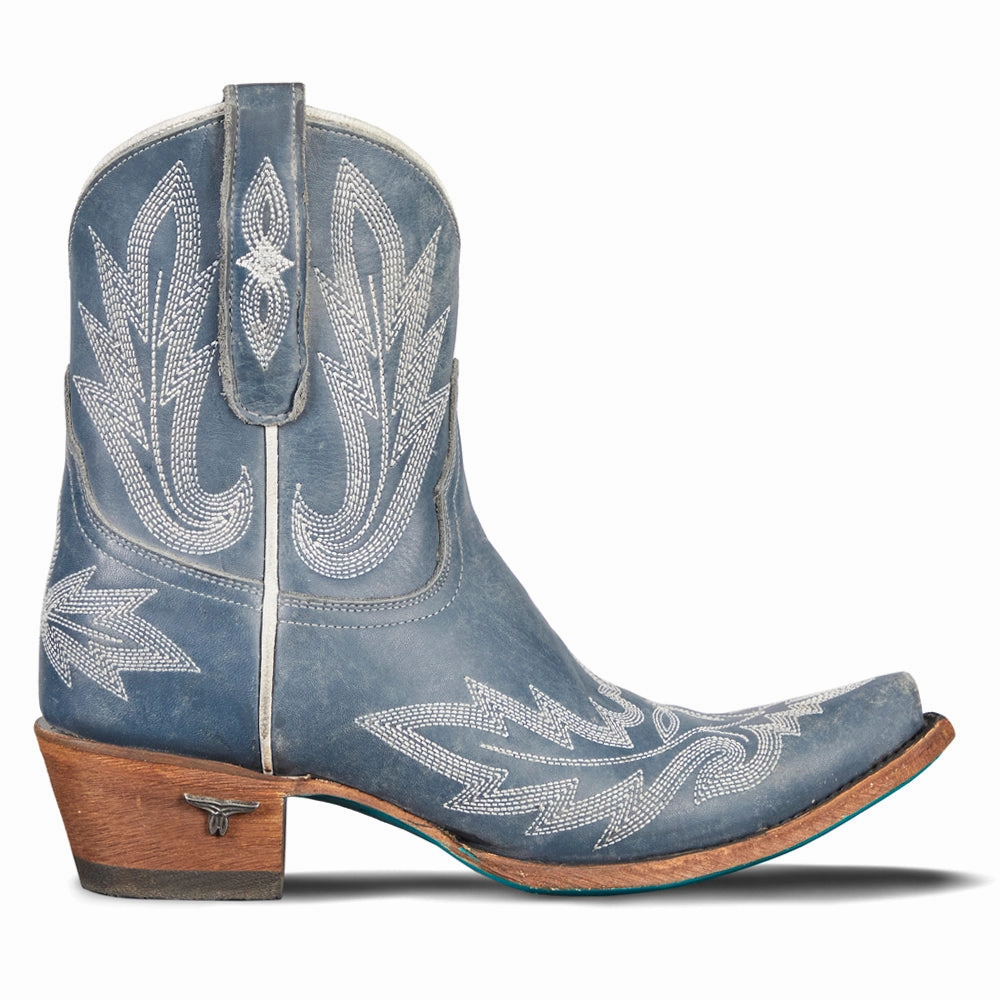 Heavy Duty Performance Lexington Embroidered Snip Toe Cowboy Bootie