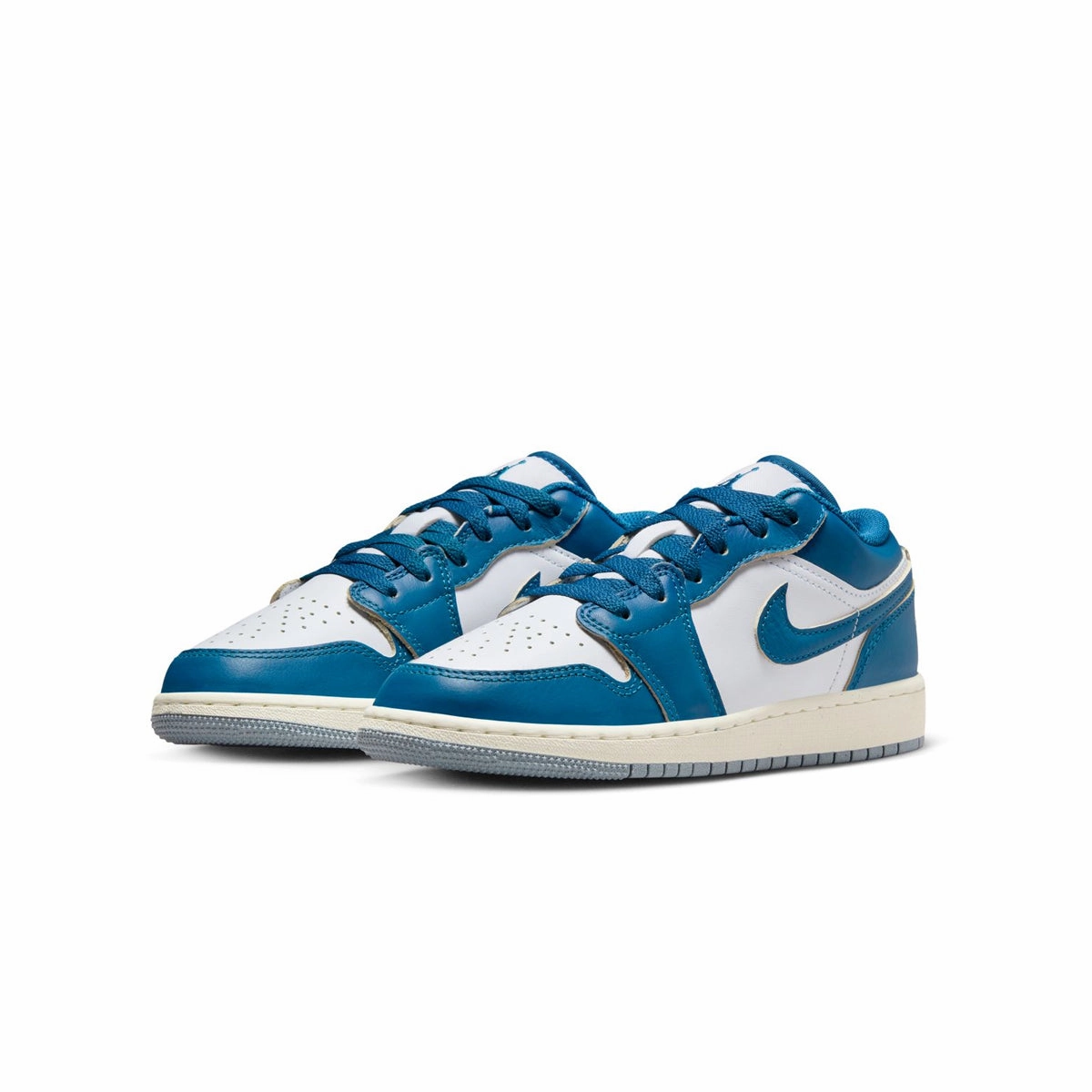 Office Wear Kids Air Jordan 1 Low SE 'Industrial Blue'