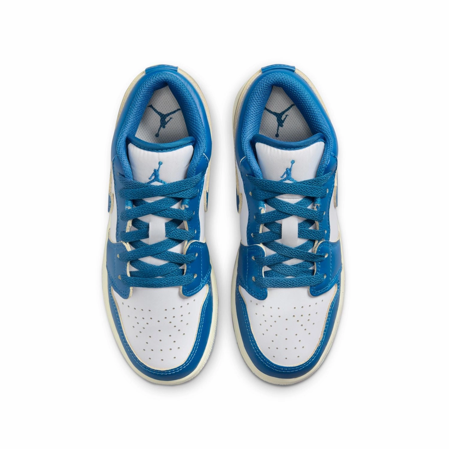 wide - fit mesh panels Kids Air Jordan 1 Low SE 'Industrial Blue'