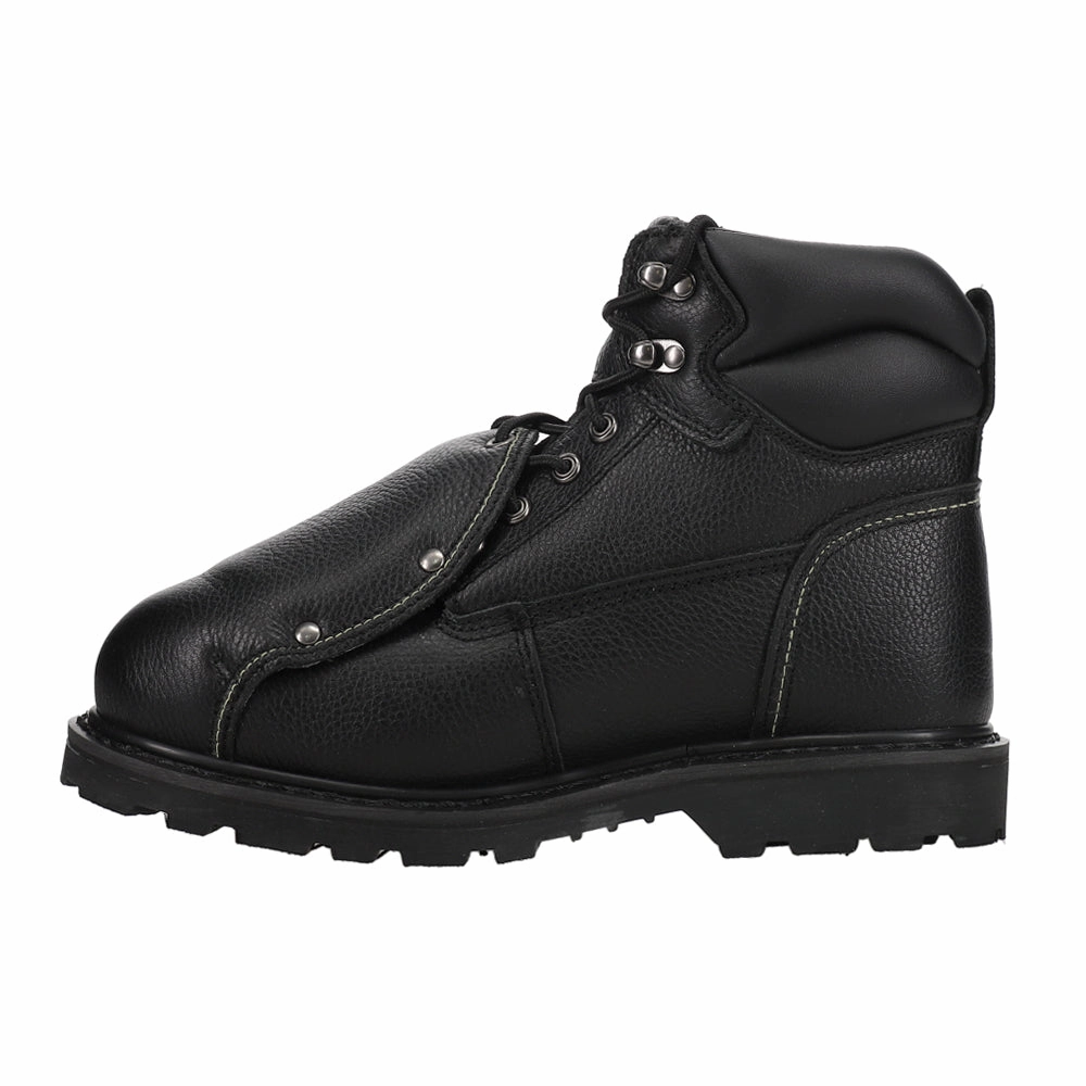 Groundbreaker 6 Inch Electrical Steel Toe Work Boots buckle - type