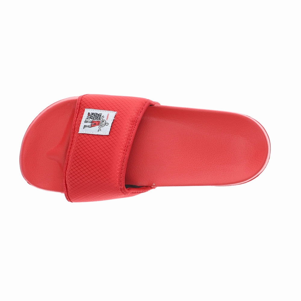 Seamless Knit Structure Nothing But Net Slide Sandals