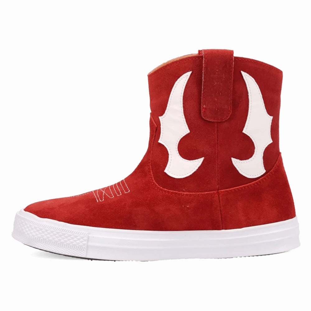 Padded Interior Rough Trail Hiker Ollie Round Toe Pull On Cowboy Booties