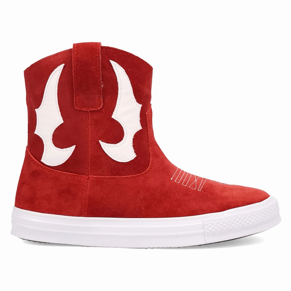 Ollie Round Toe Pull On Cowboy Booties All-Purpose Footwear