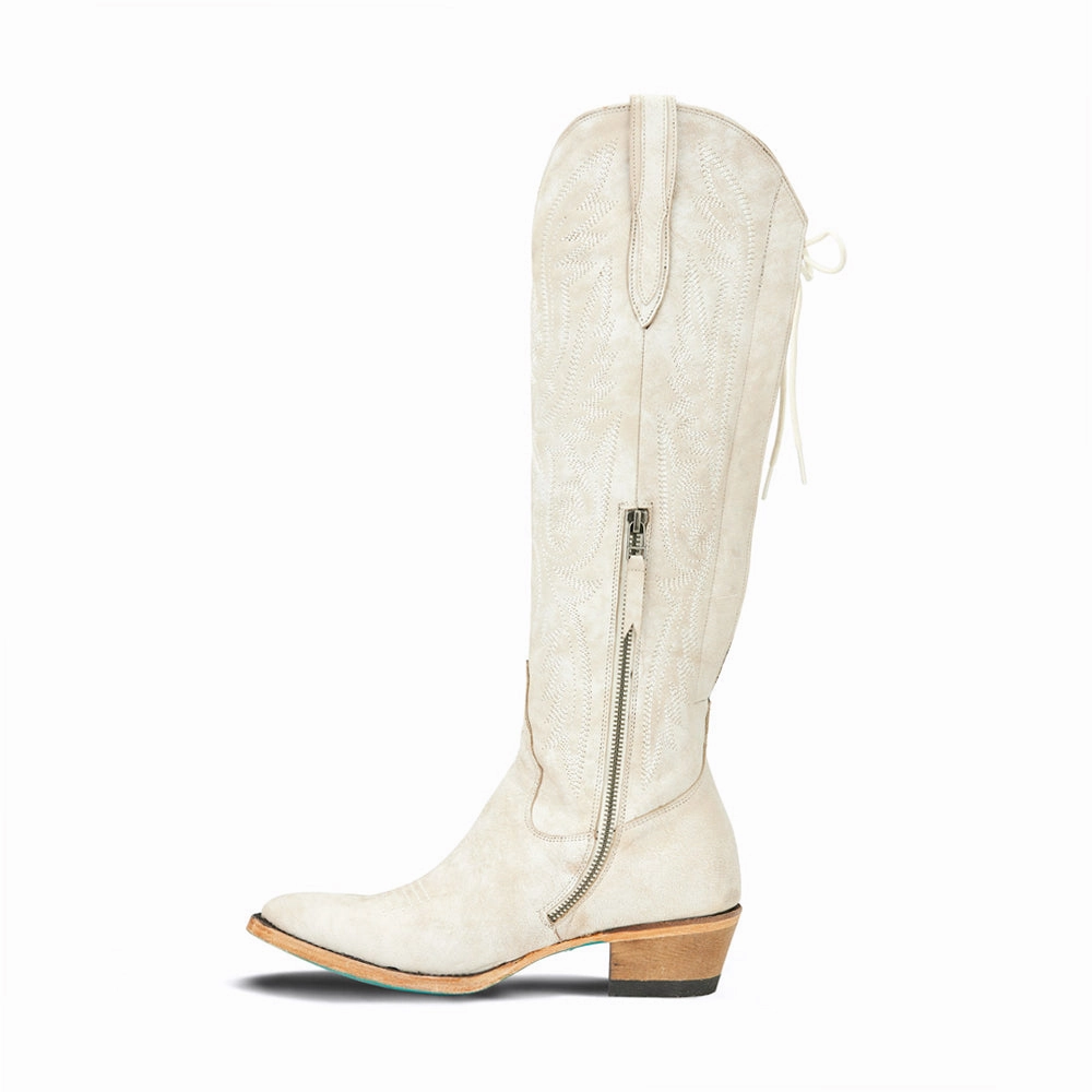 Breathable Practical Use Monica Knee High Corset Boot