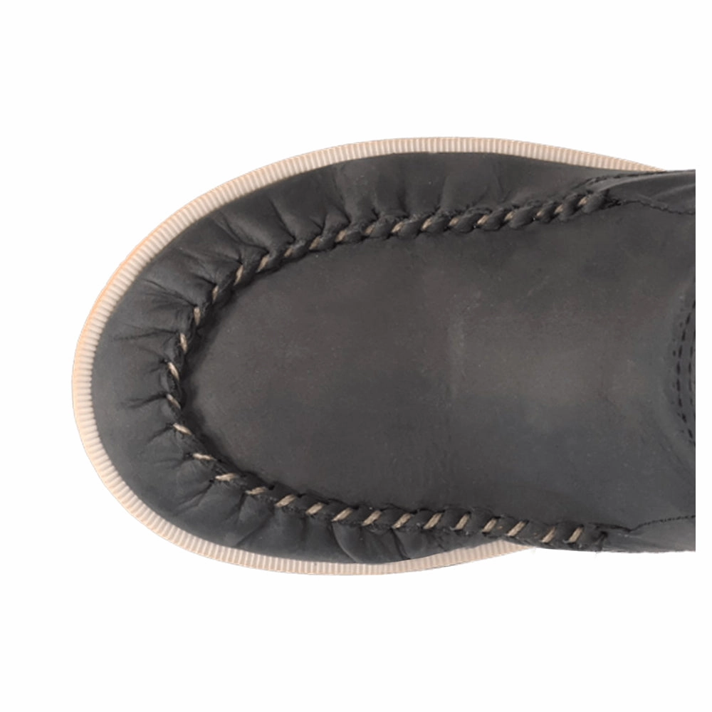 Eva Midsole Abrasion Resistant Materials Montauk Fringe Round Toe Moccasin Boots