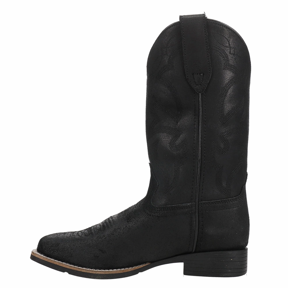 Monterey Embroidered Square Toe Cowboy Boots Snow Explorer Padded Collar Lining