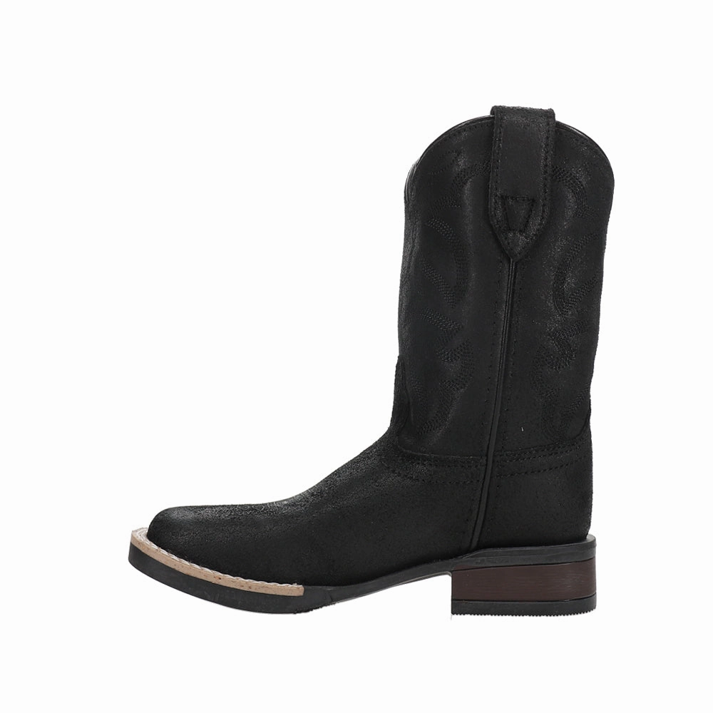 Monterey Square Toe Cowboy Boots (Little Kid-Big Kid) Eco Material Comfort Seeker