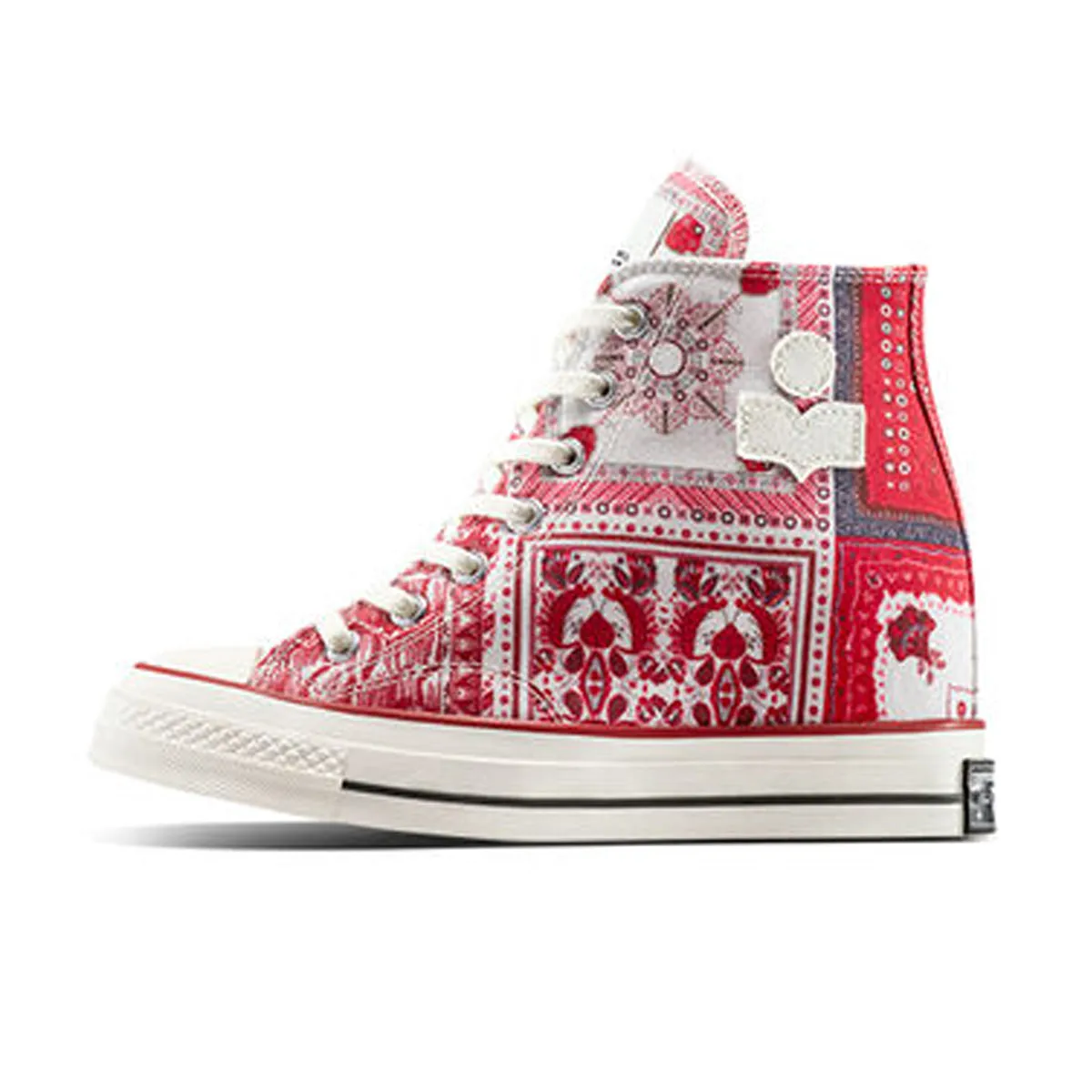 Chunky Heel   Isabel Marant Chuck 70 Wedge 'Vanilla Ice Red'