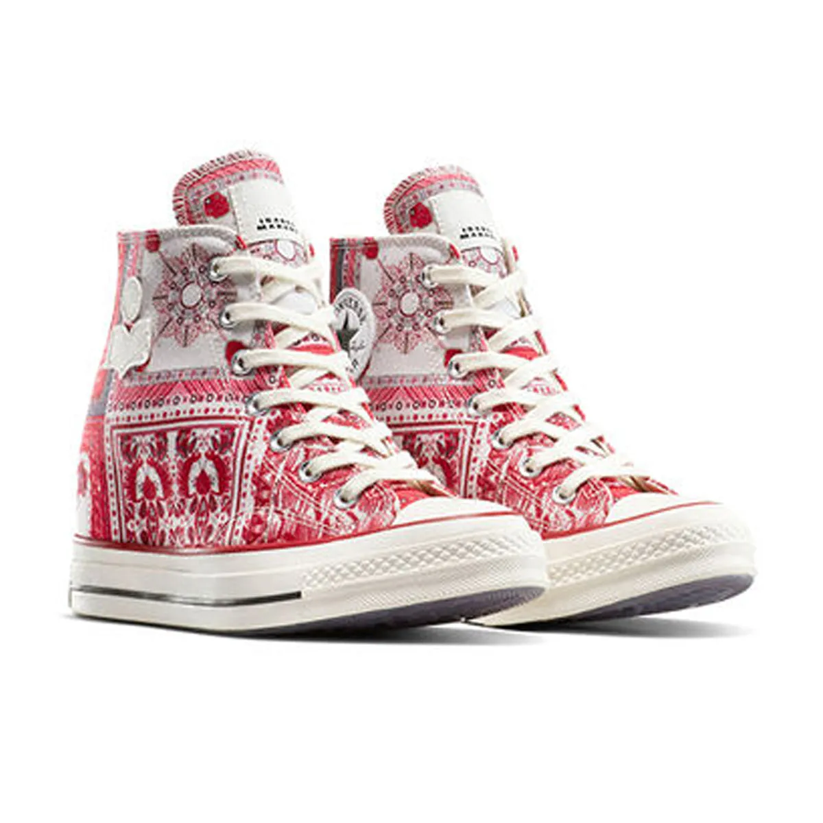   Isabel Marant Chuck 70 Wedge 'Vanilla Ice Red' pool users