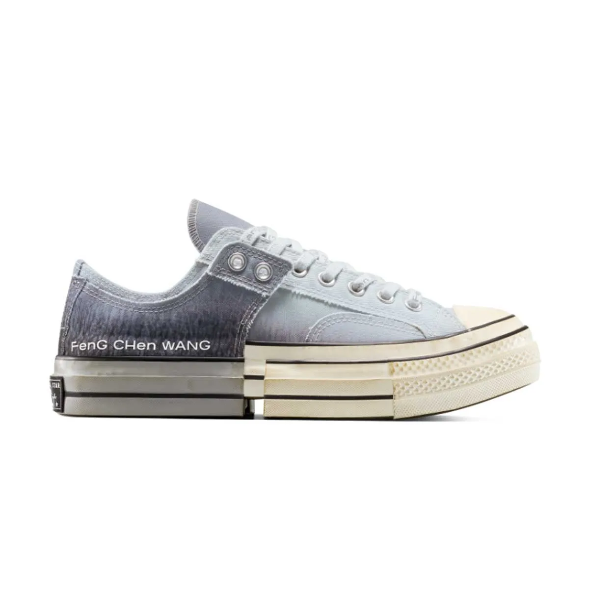 Abrasion Resistant Tread   Feng Chen Wang 2-in-1 Chuck 70 Low Top 'Dove Grey'