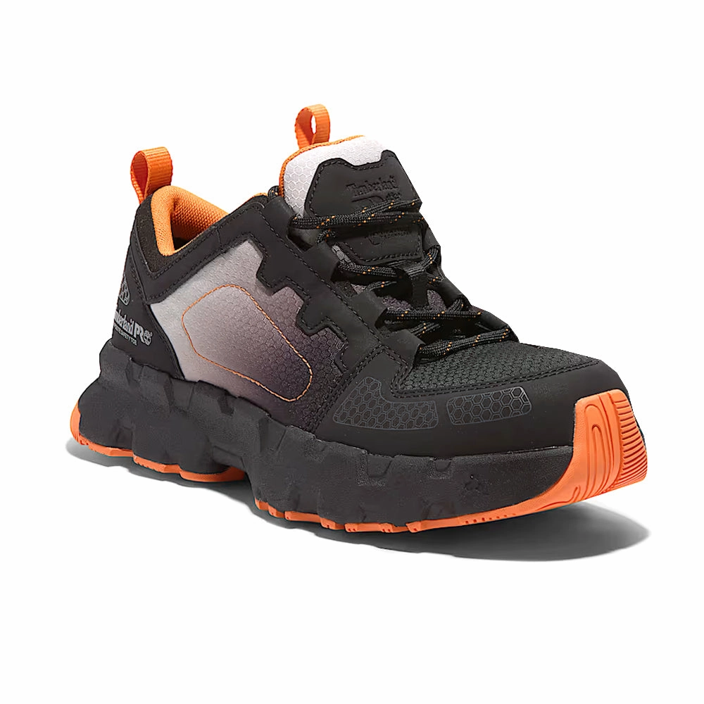 Embroidered Snug Heel Lock Powertrain Electrical Hazard Composite Toe Work Shoes