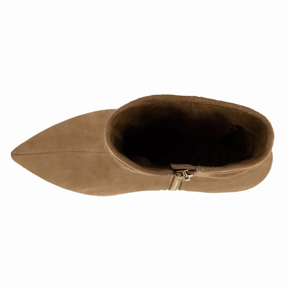 Low Profile Rainy Day Commuter Danielle Pointed Toe Zippered Booties