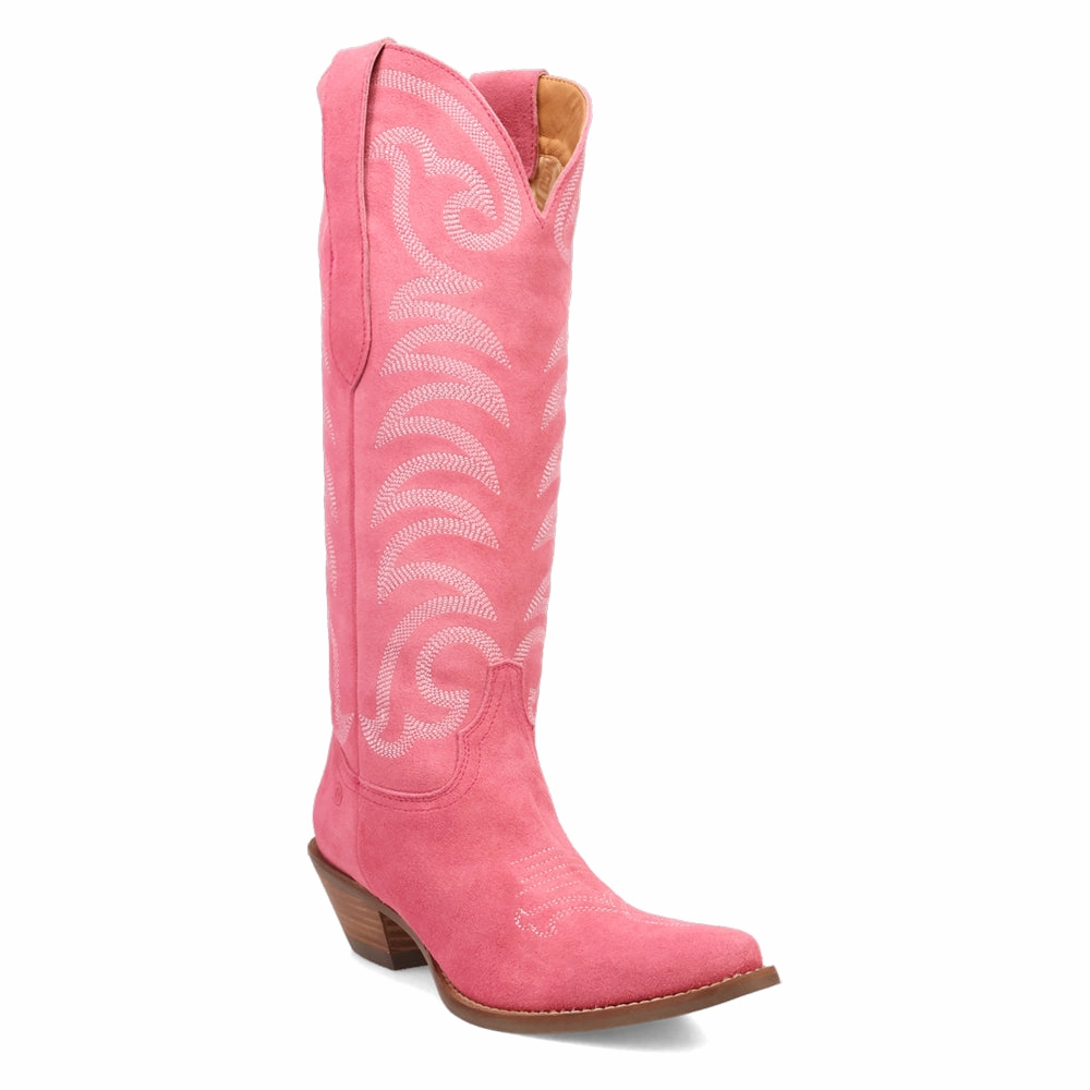 Movin' On Embroidered Snip Toe Cowboy Boots nylon