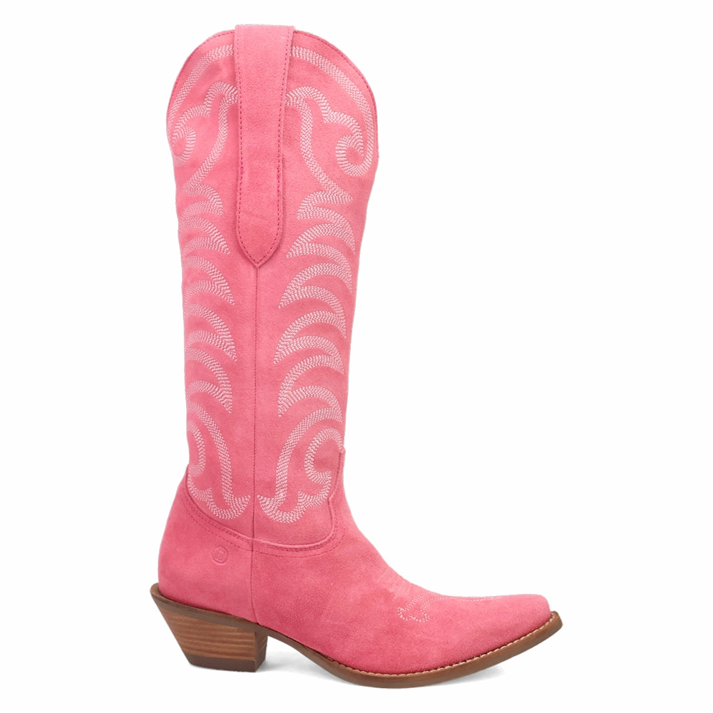 Movin' On Embroidered Snip Toe Cowboy Boots Love Pair Flexible Frame Trail Runner