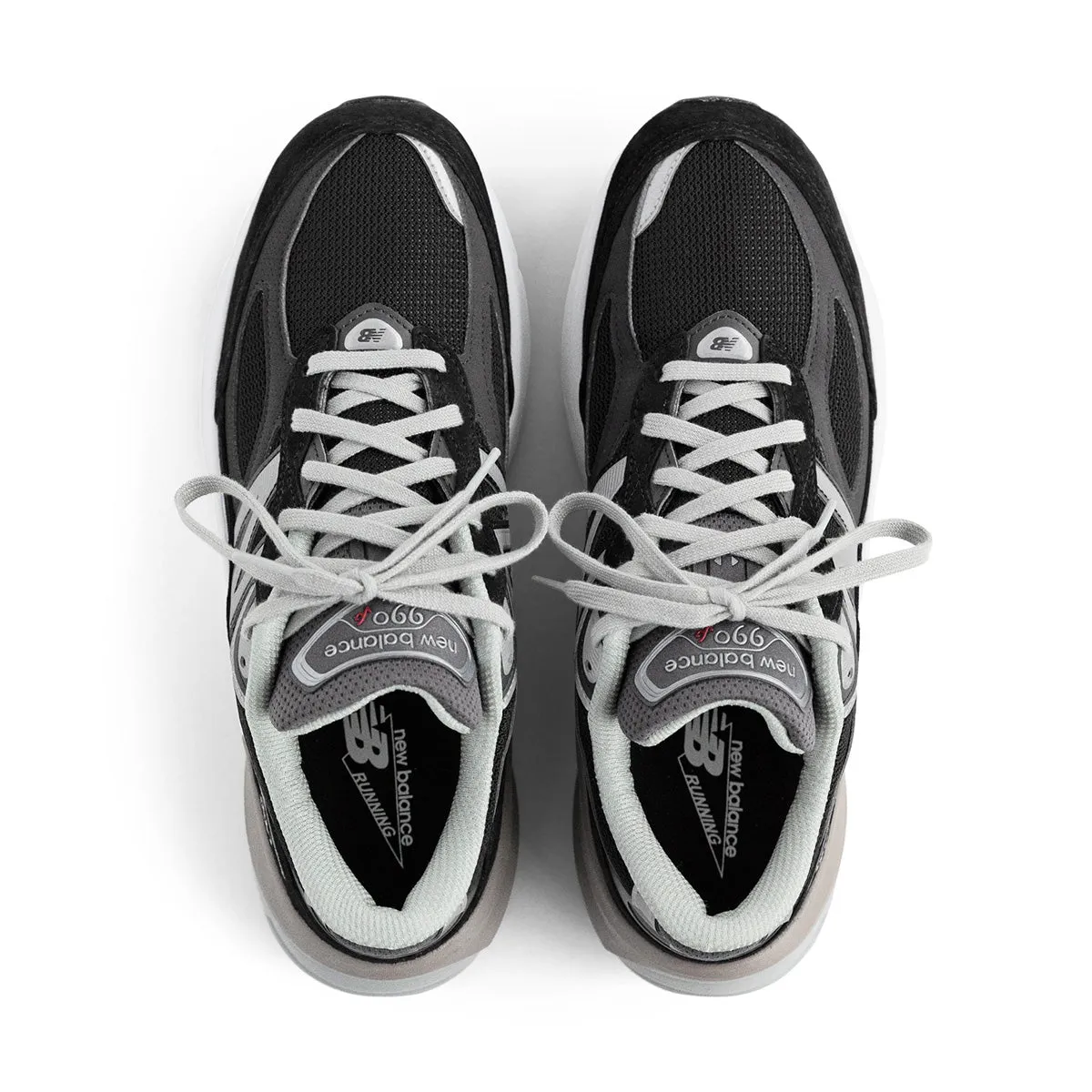 Slim flexibility Minimalist Footprint in USA Wmns 990v6 'Black White'