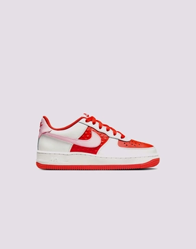 Temperature Controlling Insole lowest Nike Air Force 1 Grade School Girls' "Summit White/Pink Foam/Lt Crimson"