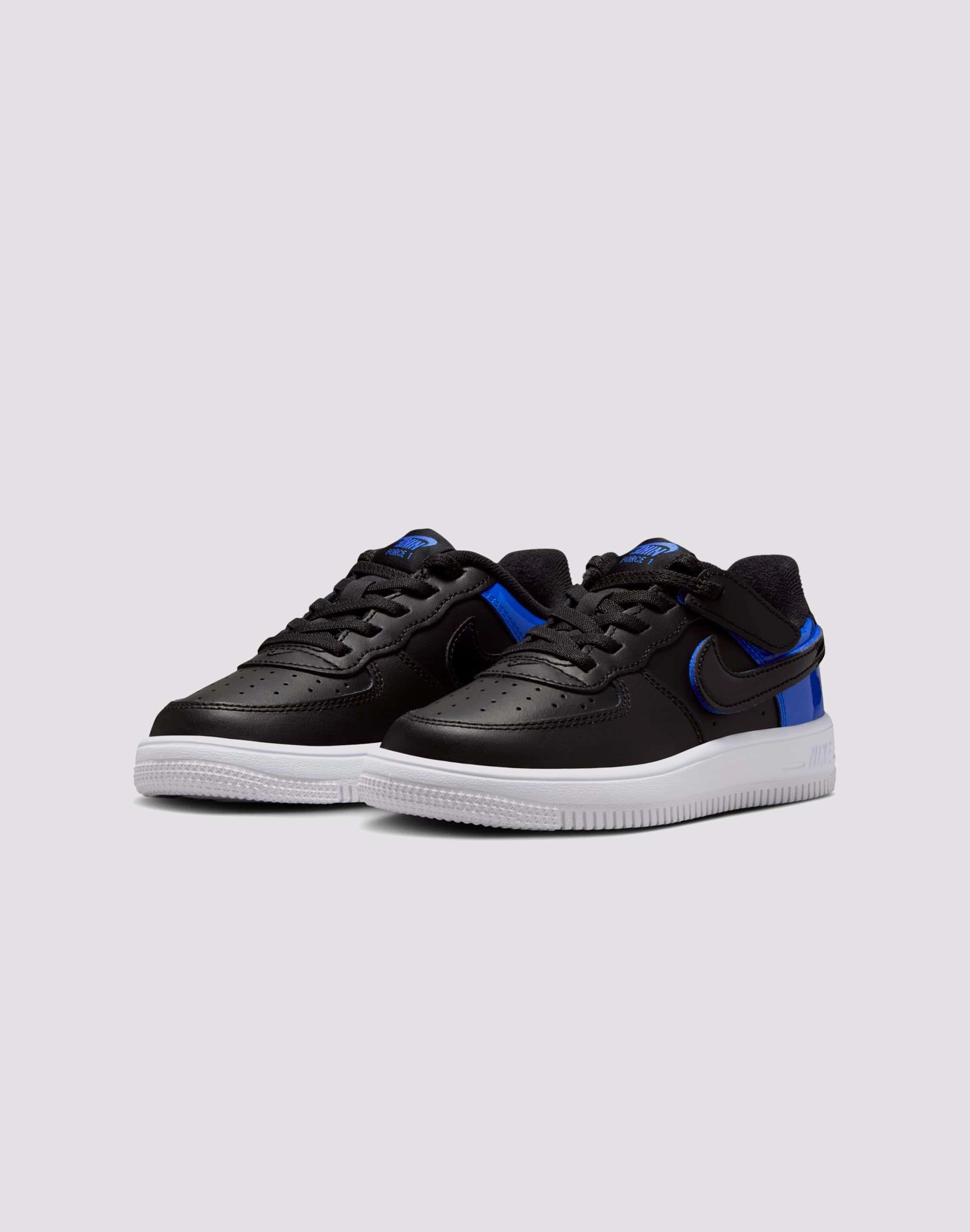 quality-built Nike Air Force 1 Low EasyOn Todddler Boys' "Black/Racer Blue/White"