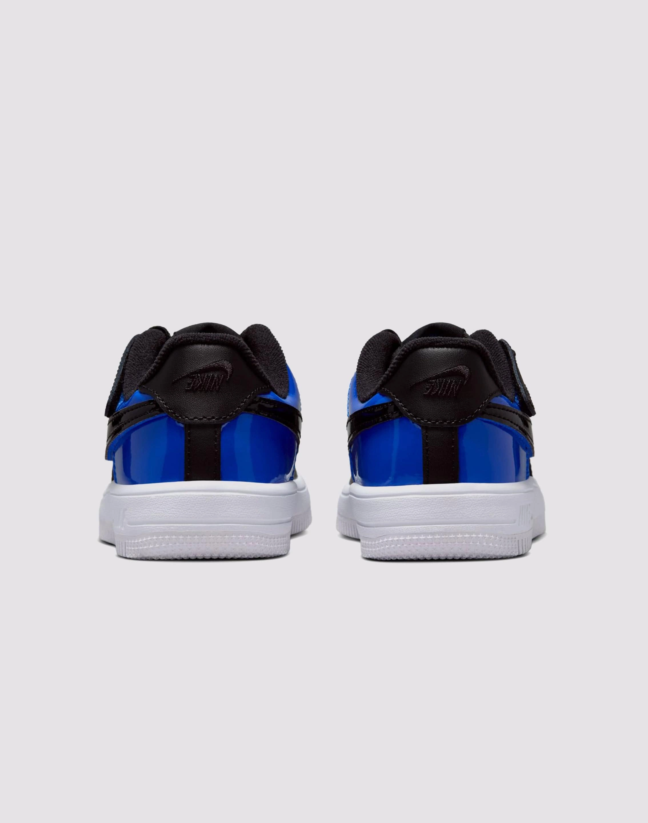 chief Nike Air Force 1 Low EasyOn Todddler Boys' "Black/Racer Blue/White"
