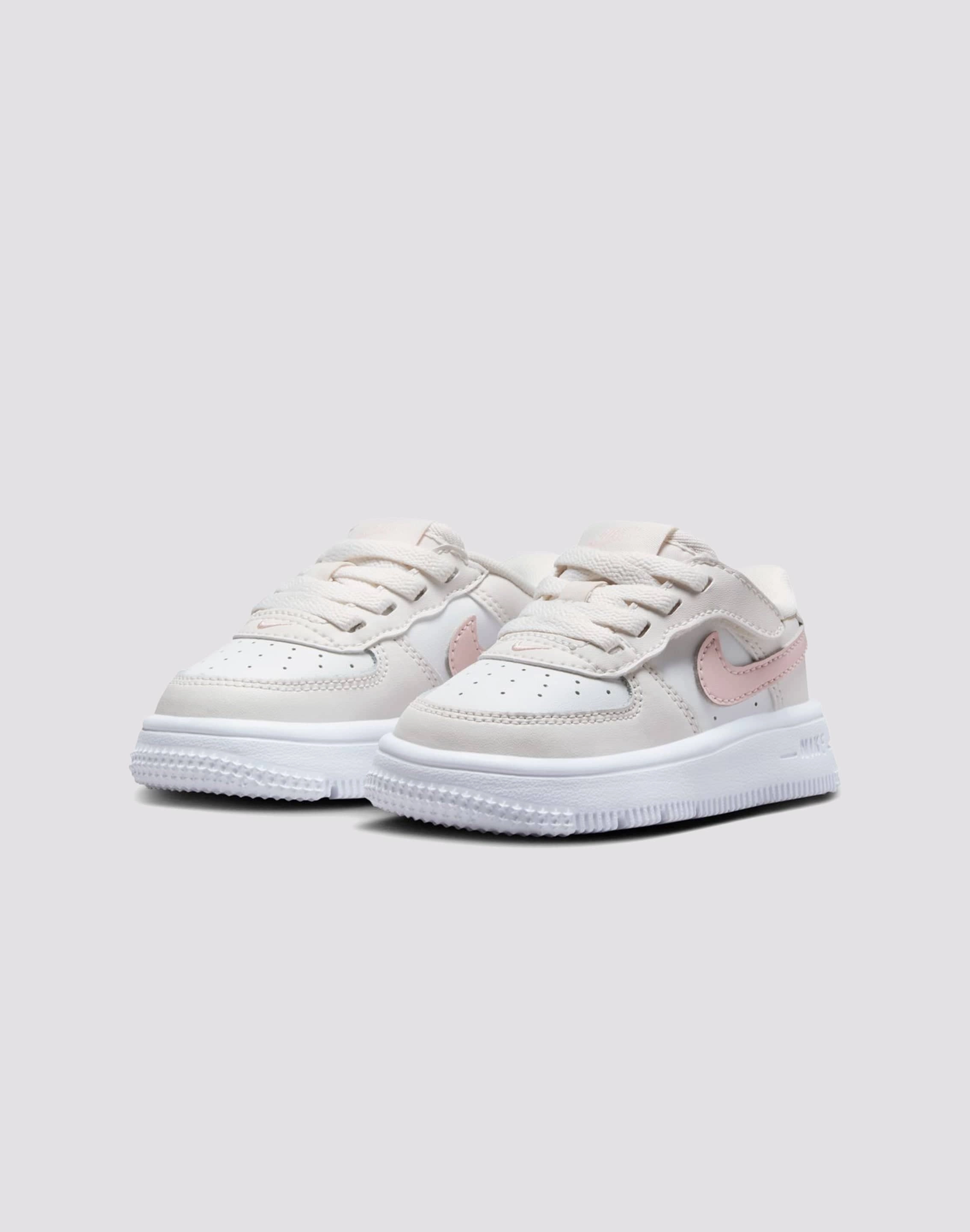Nike Air Force 1 Low EasyOn Toddler Girls' "Phantom/Echo Pink/Summit White" Vegan Material Options