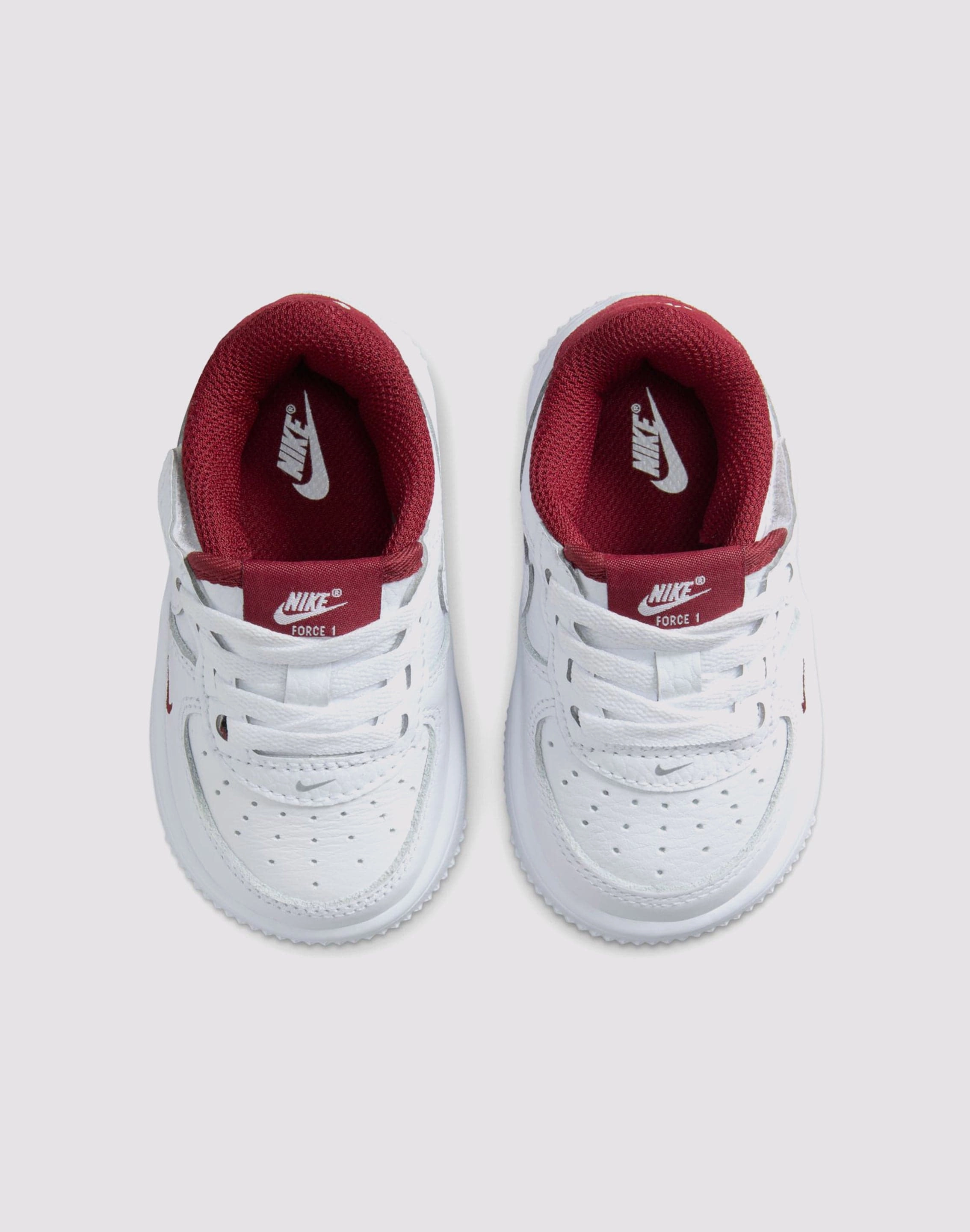 suitable for professionals luxury - level Nike Air Force 1 Low LV8 EasyOn Toddler Boys' "White/Team Red"