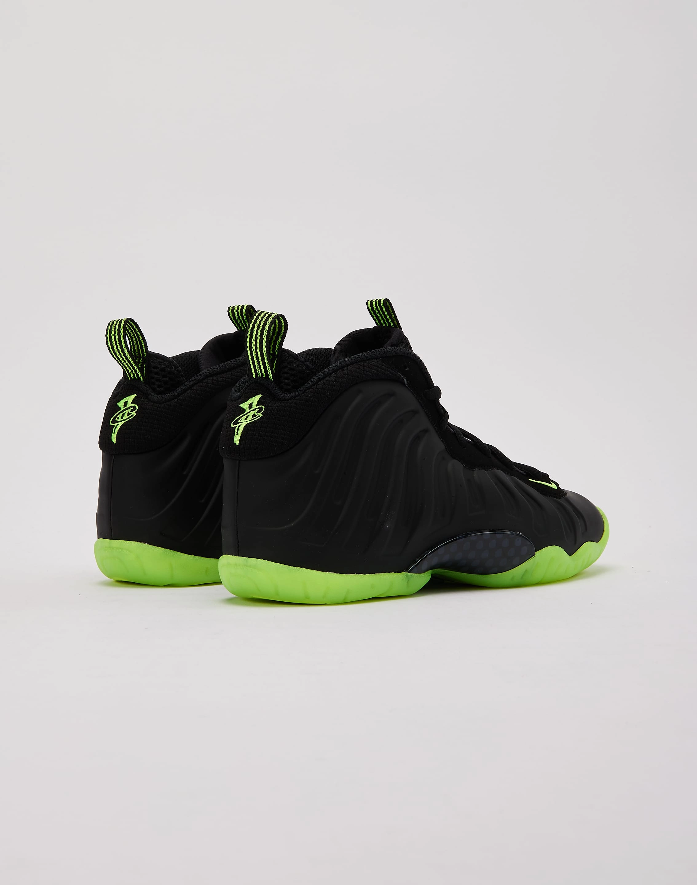 custom-fit Breathable Lining Nike Little Posite One 'Black Volt' Grade-School