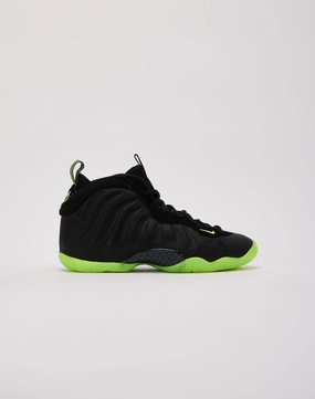 Nike Little Posite One 'Black Volt' Grade-School kids' small Supportive support