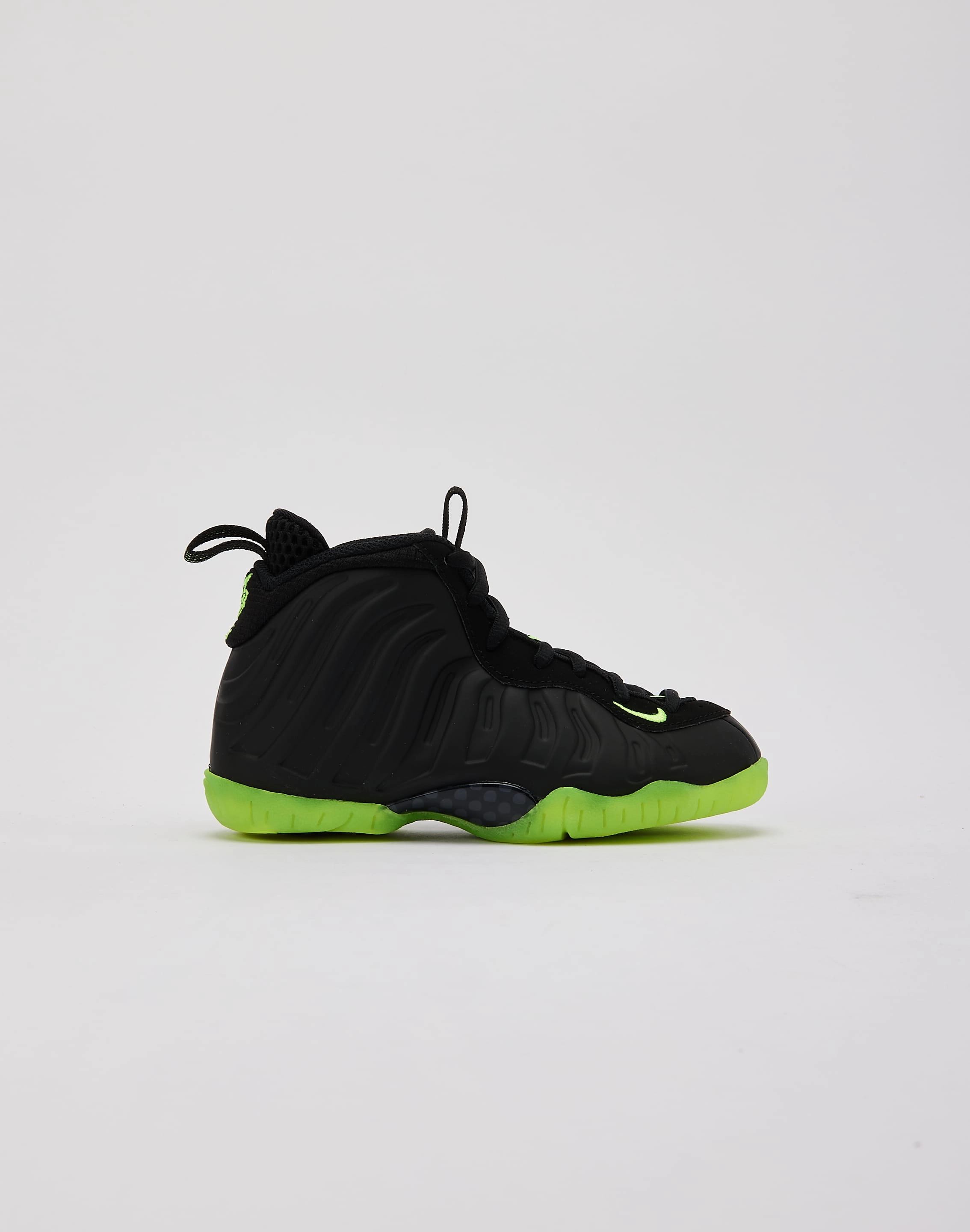 Shock-absorbent look Traction Optimized Pattern Nike Little Posite One 'Black Volt' Pre-School