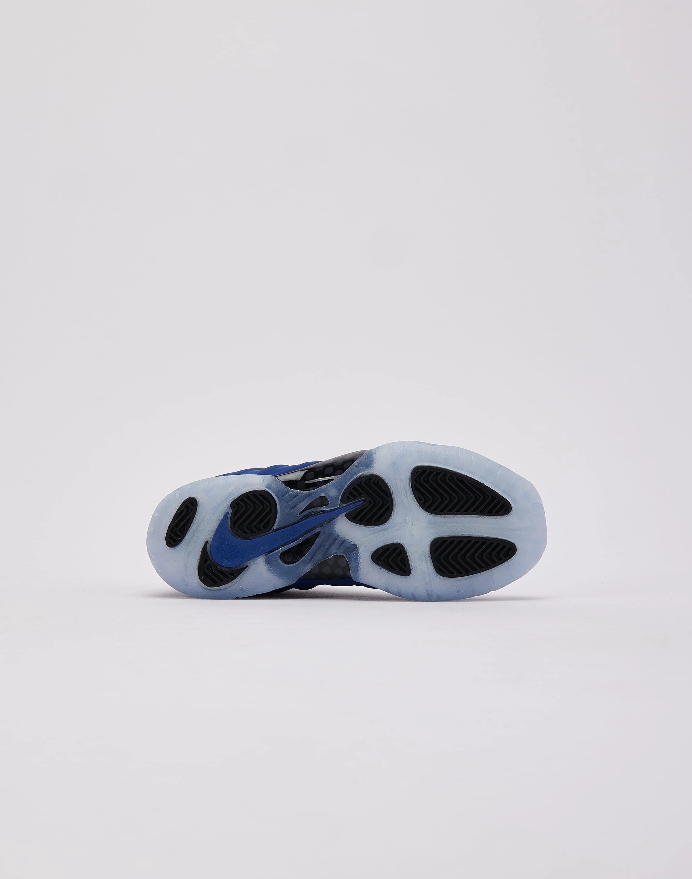 Customizable Lacing System Smooth Surface Nike Little Posite One 'Deep Royal' Pre-School