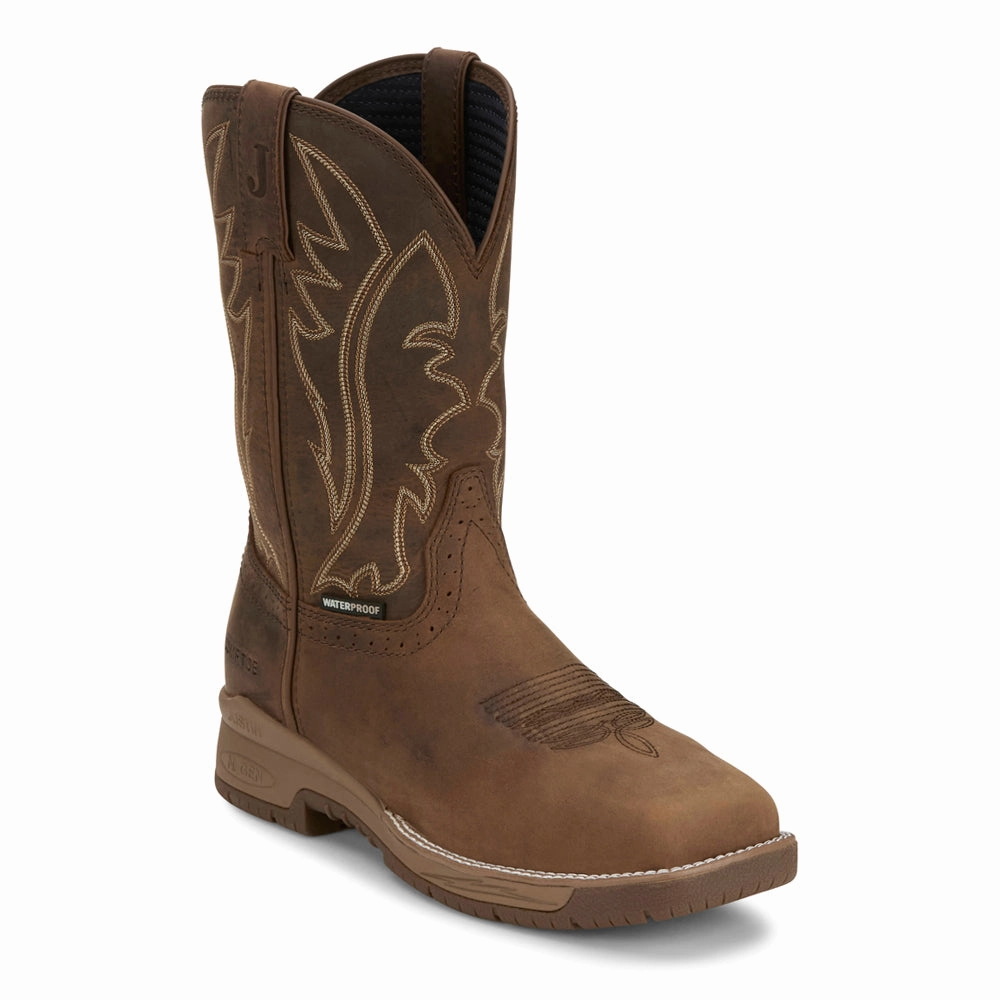 Nitread 11 Inch Waterproof Nano Composite Toe Work Boots Magnetic Closure System