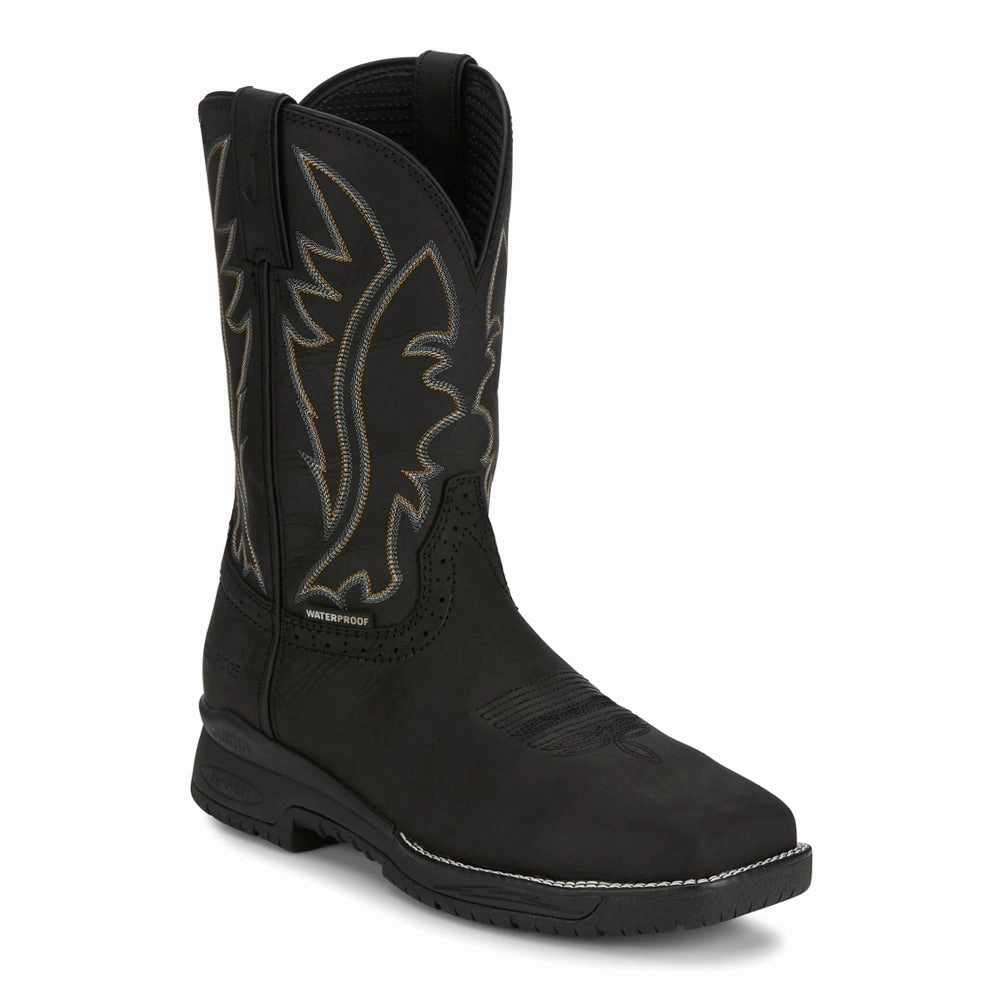 Nitread 11 Inch Waterproof Nano Composite Toe Work Boots Soft Touch Lining