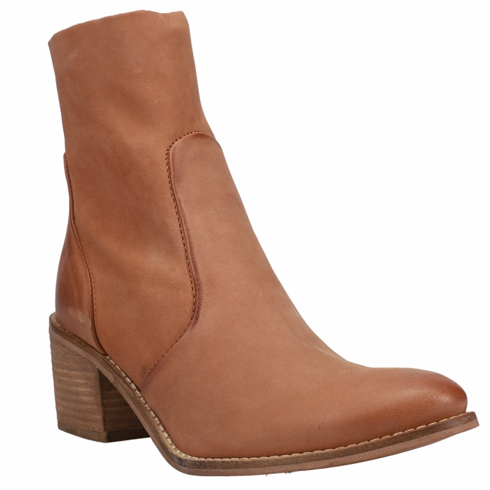 Majestic Zippered Round Toe Booties Flex Groove Design Ground Force