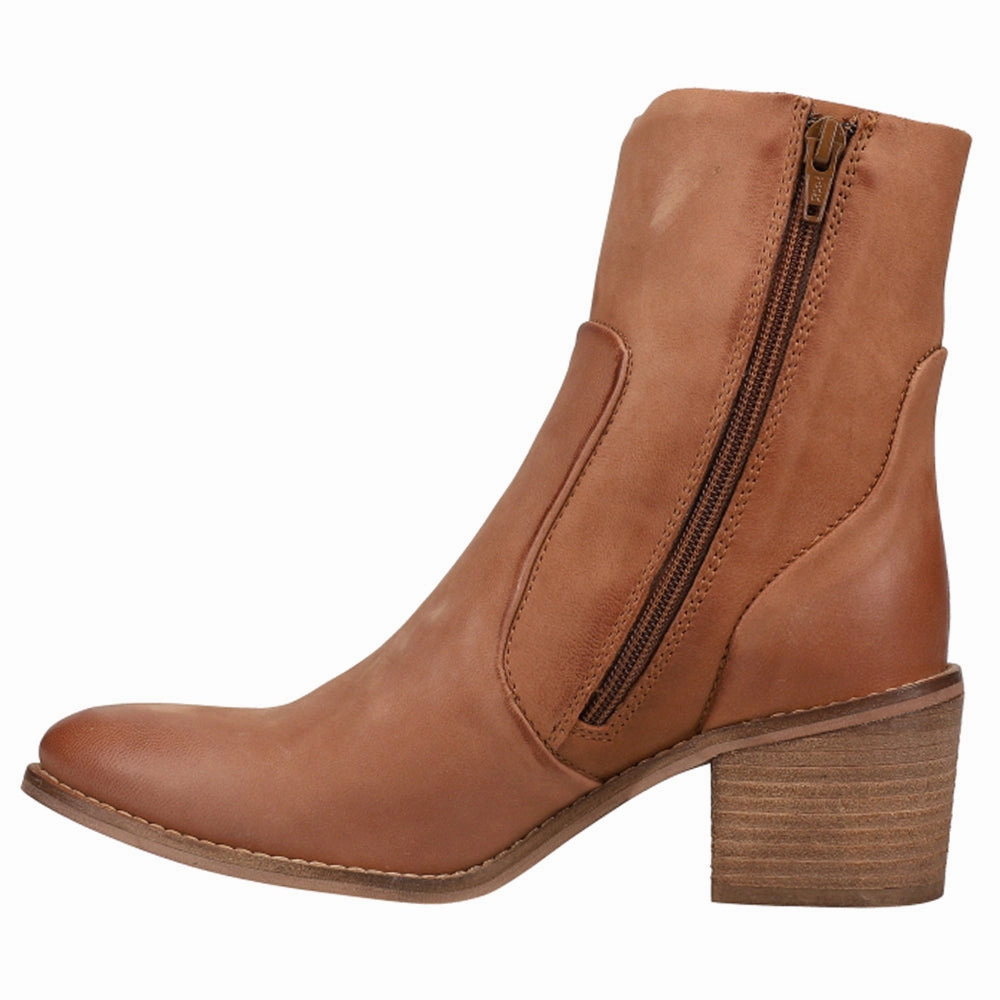 Scholar Comfort Oriented Majestic Zippered Round Toe Booties