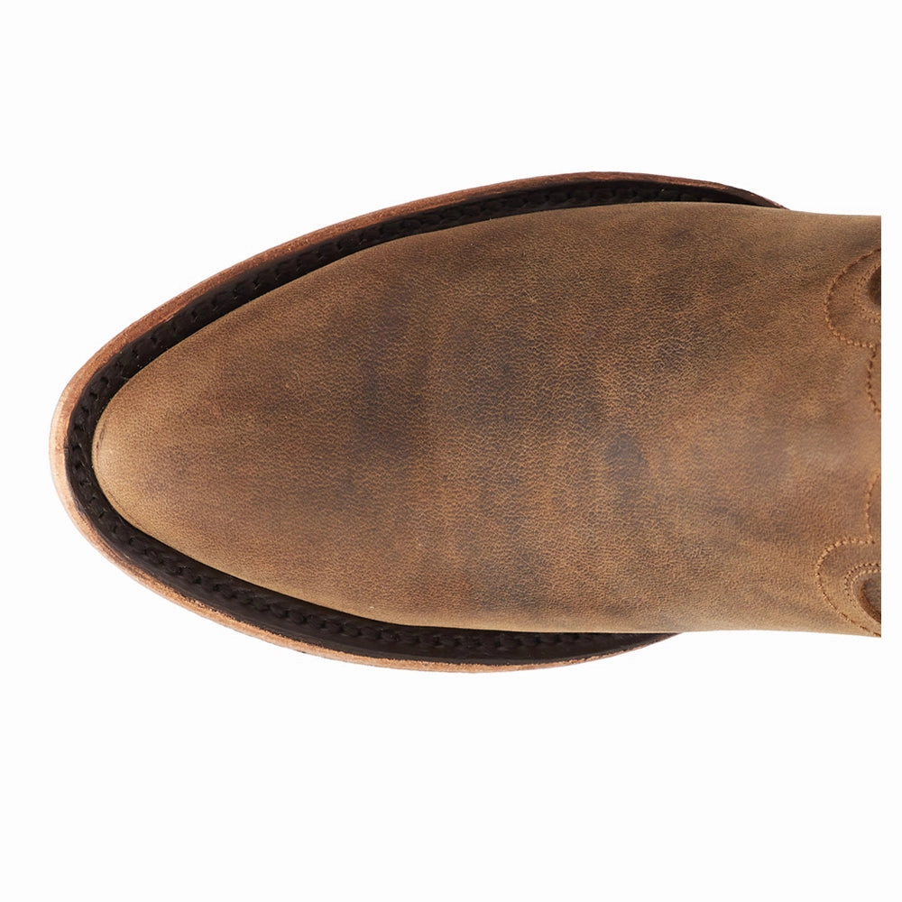 Plain Jane Round Toe Midi Cowboy Boot Mud Resistant Outdoor Trek