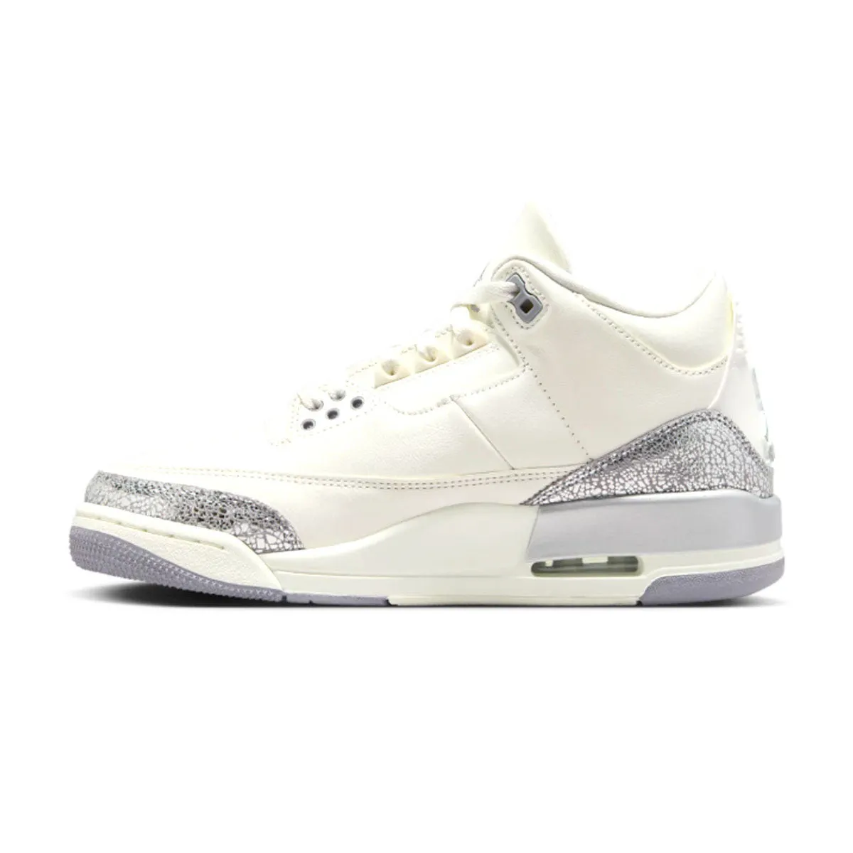 junior - style Wmns Air Jordan 3 Retro 'Sail Cement Grey'