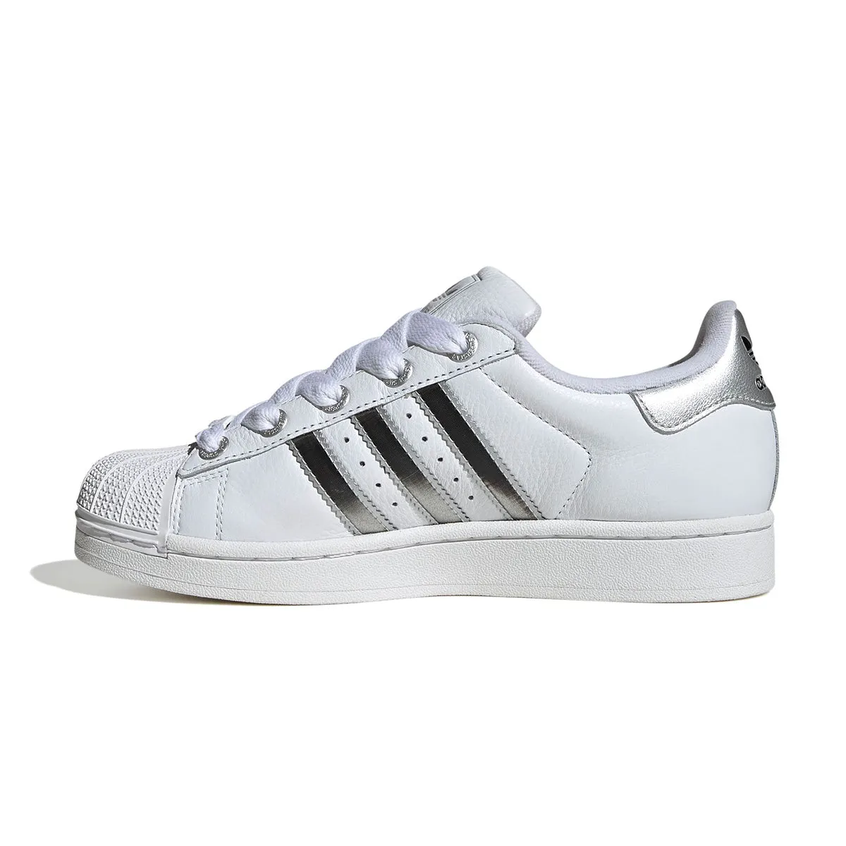 arch - support - level Wmns Superstar II 'Cloud White Matte Silver'