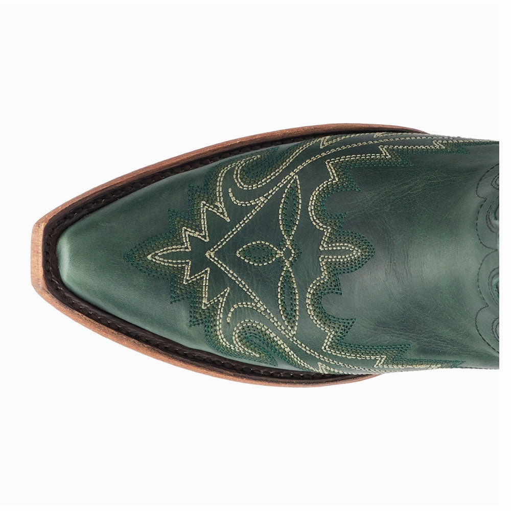 Lexington Embroidered Snip Toe Boot hiking adventure Functional Form