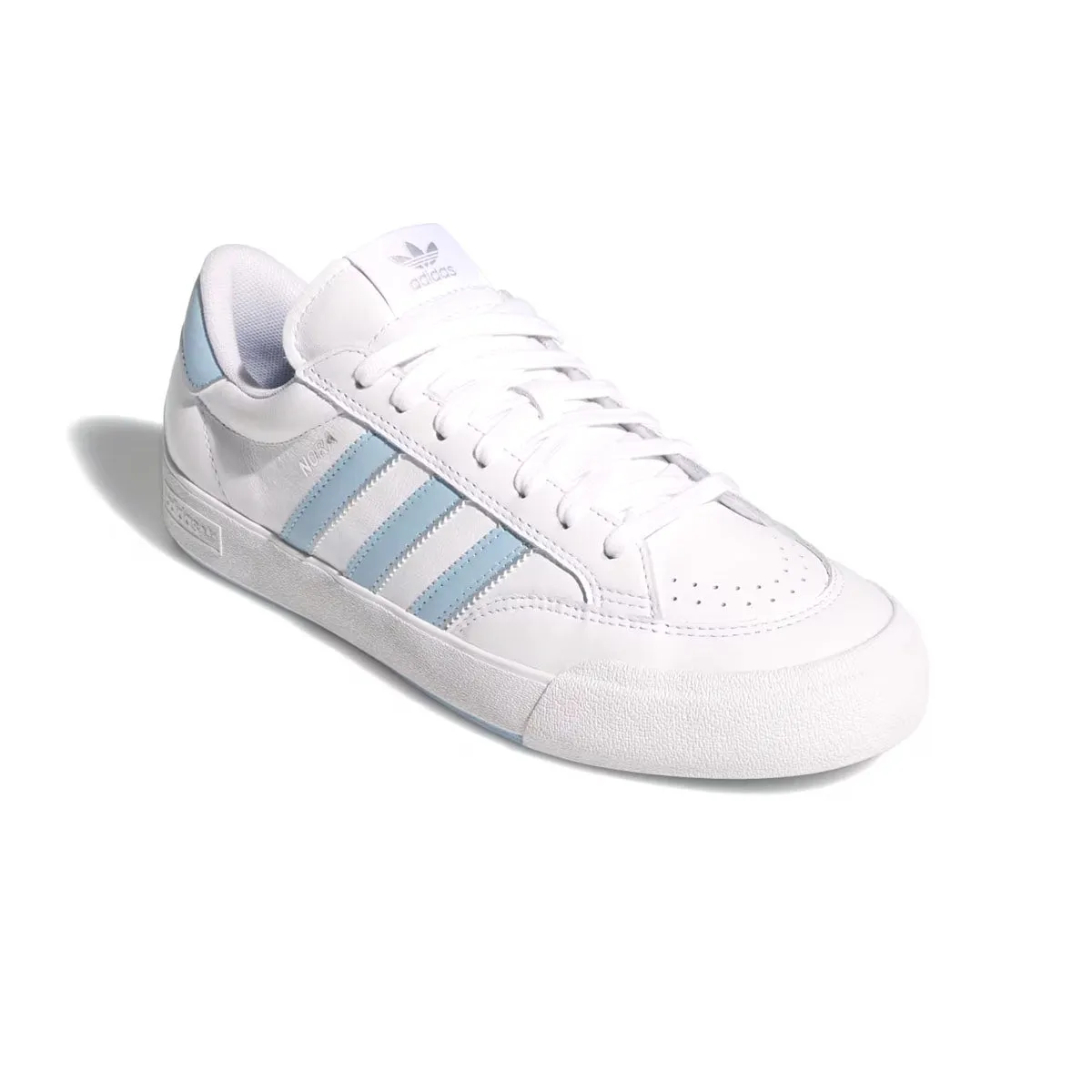 thin heel Wide Stance Platform Nora 'Cloud White Clear Sky'