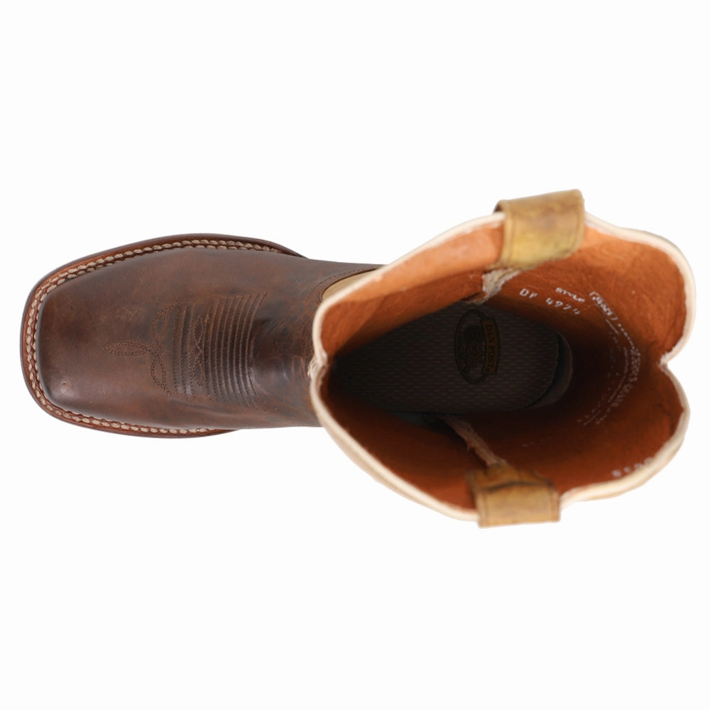 Bellamy Embroidery Square Toe Cowboy Boots Trend-setting