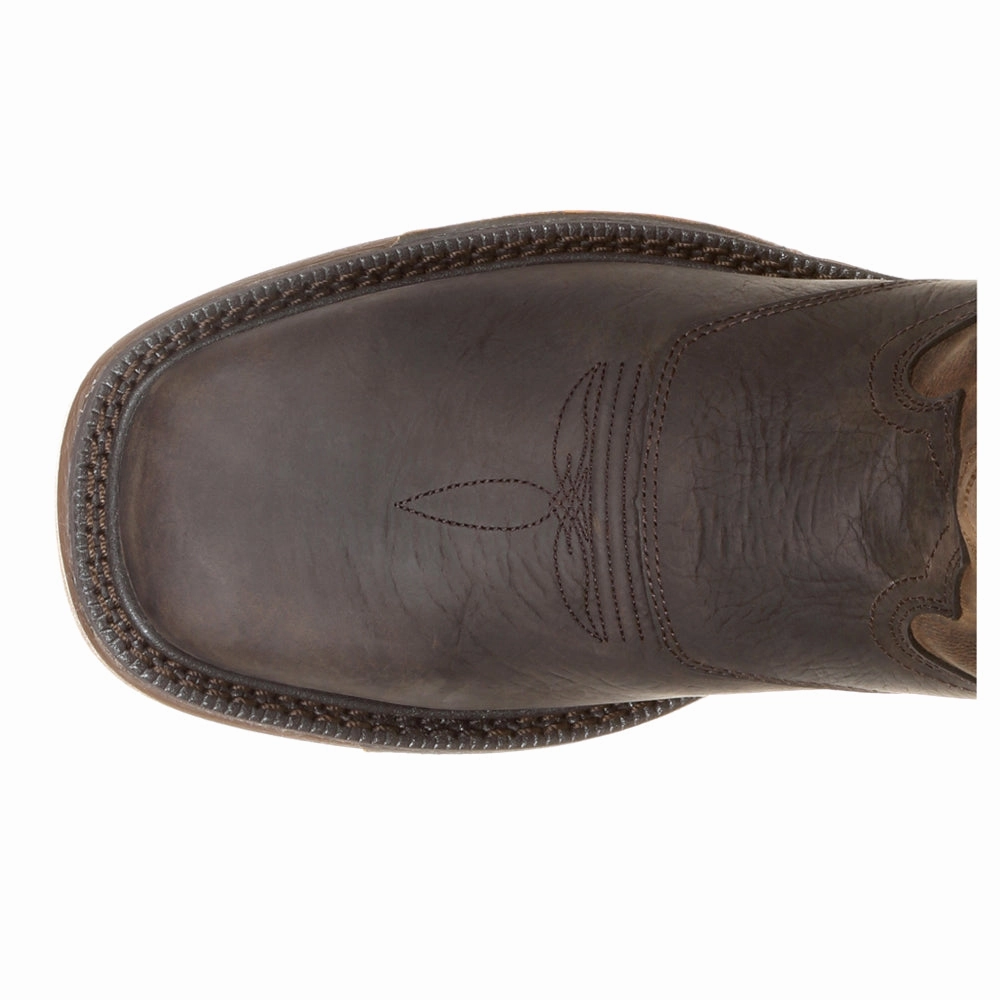 Original Ride Flex 11 Inch Waterproof Soft Toe Work Boots Layered silhouette bodybuilders