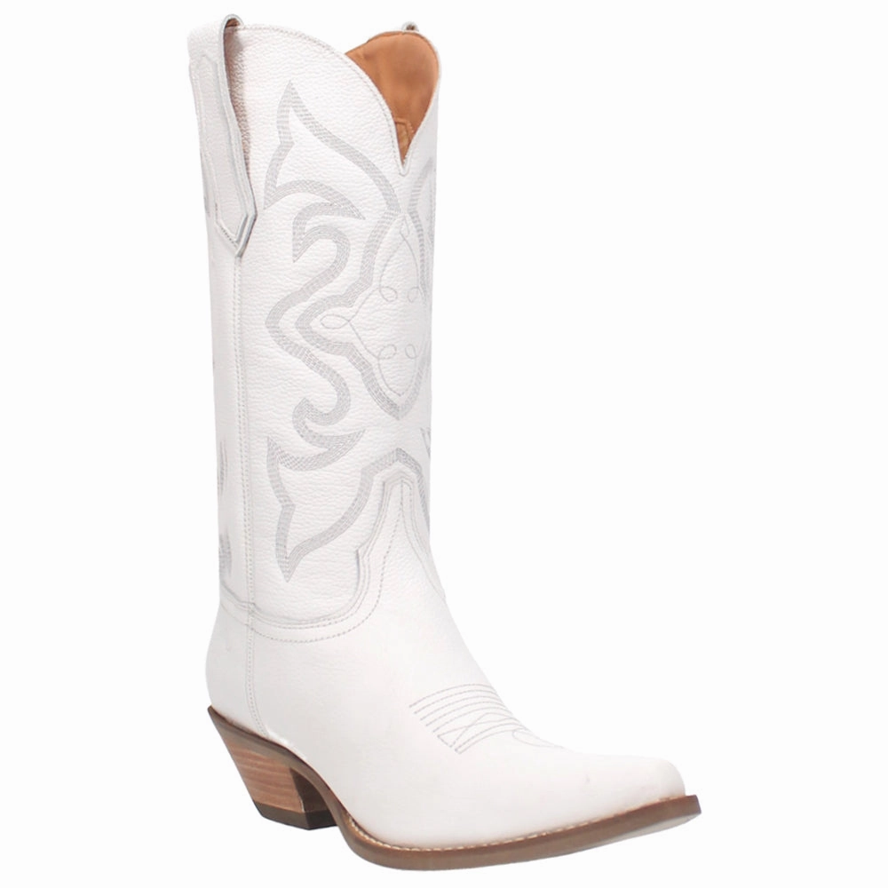 Tough Build Date Ready Out West Embroidered Snip Toe Cowboy Boots