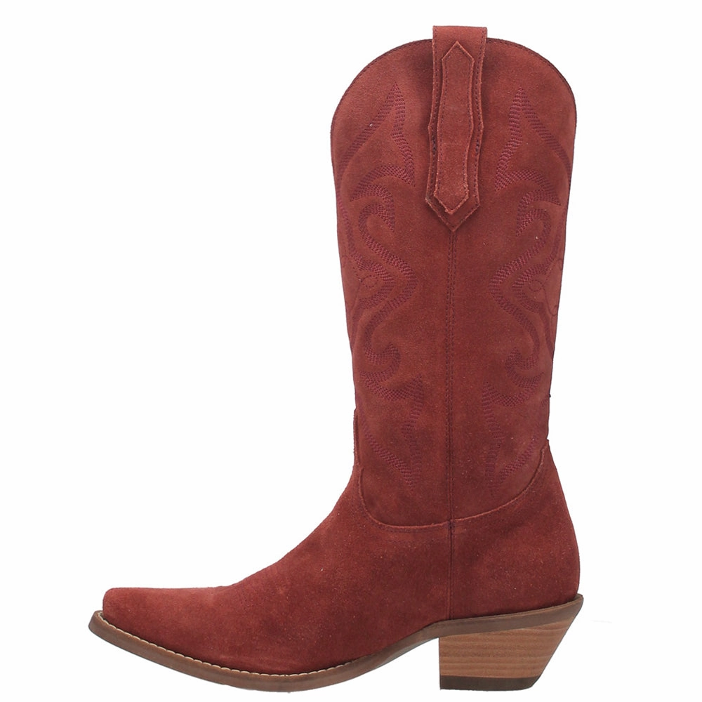 Cold Trek Out West Tall Embroidered Snip Toe Pull On Cowboy Boots