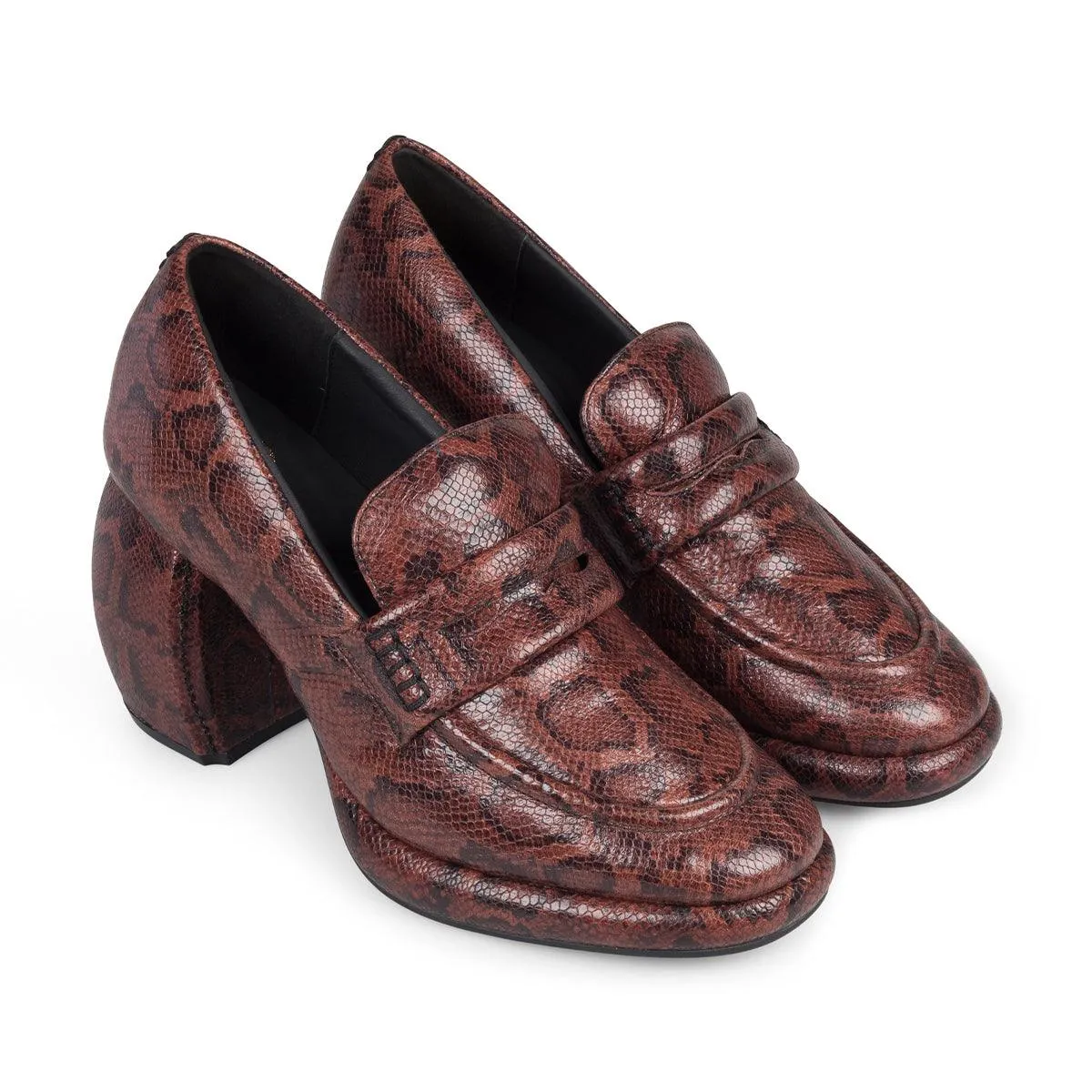 least formal Puncture Resistant Base   Martine rose Wmns Loafer 'Brown Snake'